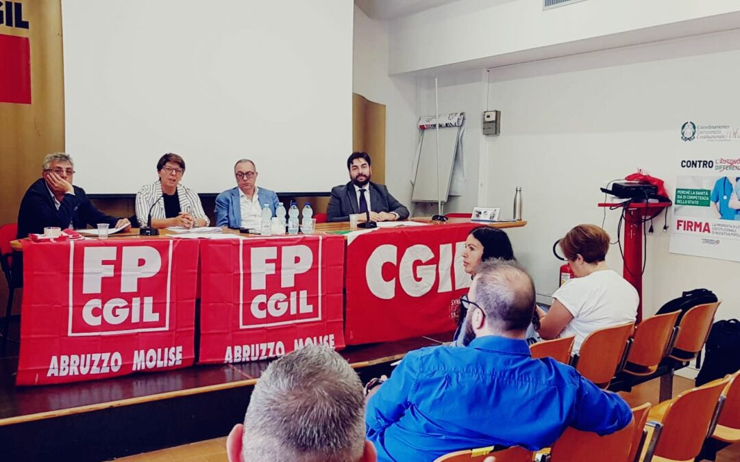 Personale Parchi nazionali Abruzzo, Fina appoggia iniziativa Cgil